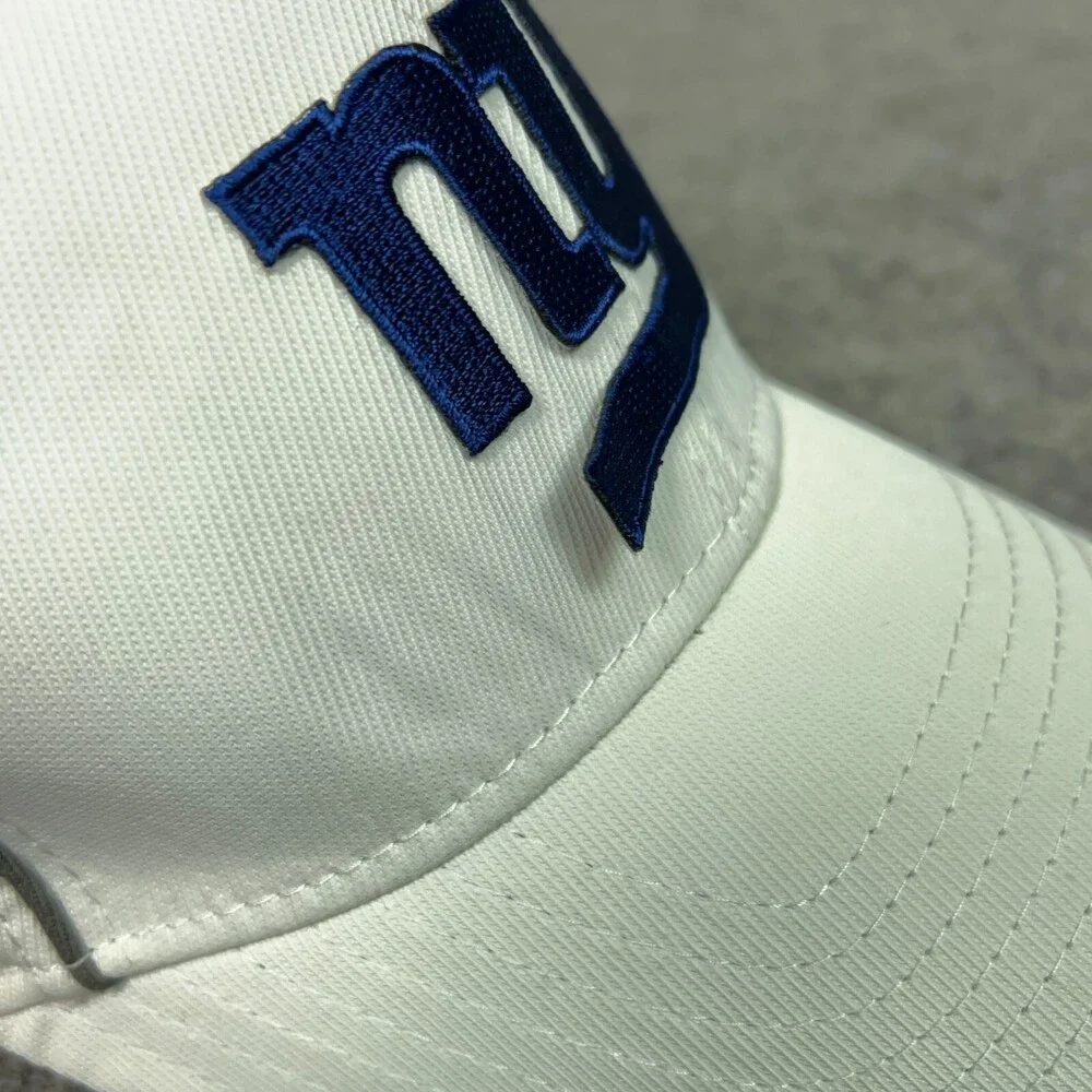 New York Giants Mens Hat One Size Flex White Super Bowl XLVI 2011 Football Cap ^